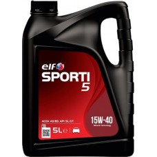 Олива моторна ELF SPORTI 5 15W-40 (Каністра 5л)