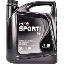 Олива моторна ELF SPORTI 9 5W-40 (Каністра 5л)
