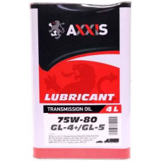 Олива трансміс. AXXIS 75W-80 GL-4 + (Каністра 1л)